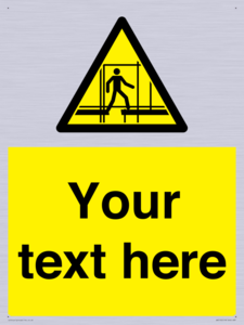 Custom Scaffold Incomplete Sign